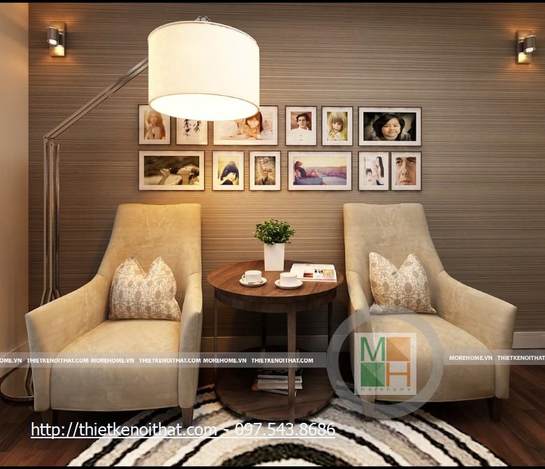 Thiết kế nội thất chung cư cao cấp KeangNam - Nhà Anh Trường